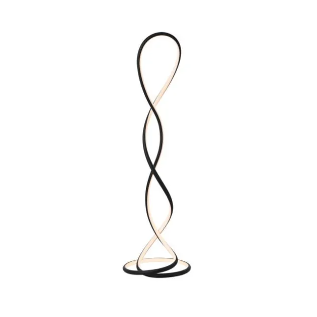 LED Stehleuchte modernes Design, TWIST, schwarz,