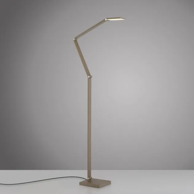 LED Stehleuchte SAMSKY, bronce, dimmbar, höhenverstellbar, Farbtemperatursteuerung