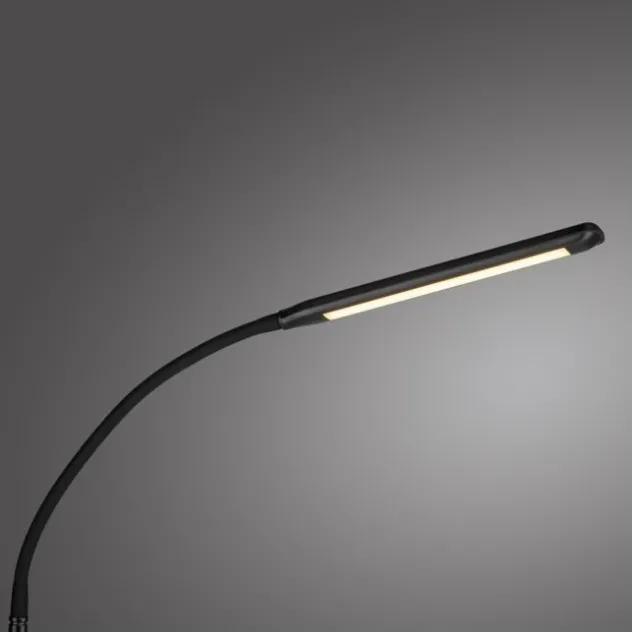 LED Stehleuchte schwarz dimmbar 3 Stufen CCT Touchdimmer Spots drehbar