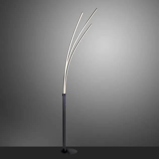 LED-Stehleuchte, schwarz, 3-Flammig, 18 Watt, 2200 Lumen