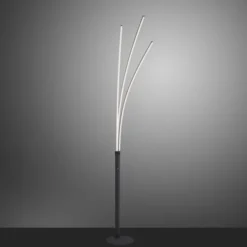 LED-Stehleuchte, schwarz, 3-Flammig, 18 Watt, 2200 Lumen