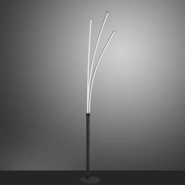 LED-Stehleuchte, schwarz, 3-Flammig, 18 Watt, 2200 Lumen
