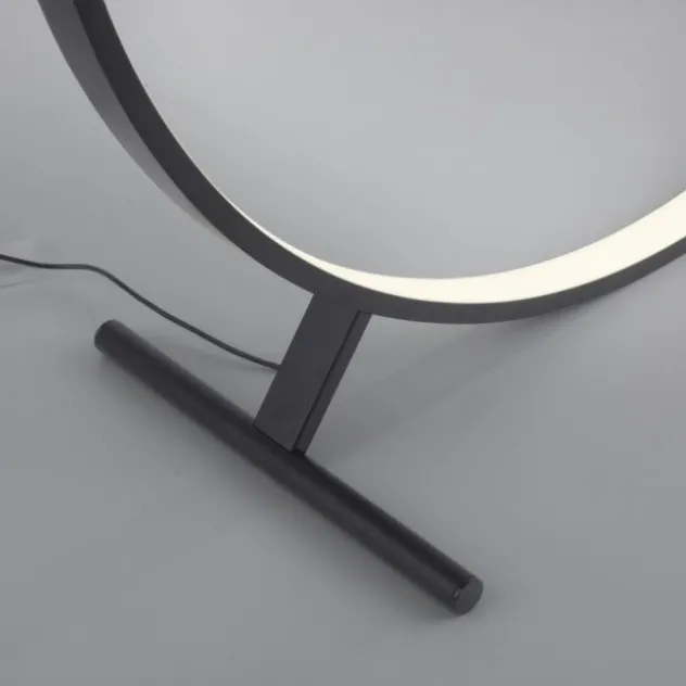 LED Stehleuchte schwarz ring rund dimmbar Fernbedienung CCT