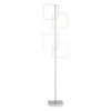 LED-Stehleuchte, stahl, Lichtfarbsteuerung, Fernbedienung, Dimmfunktion