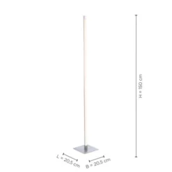 LED Stehleuchte, Touchdimmer, warmweiß