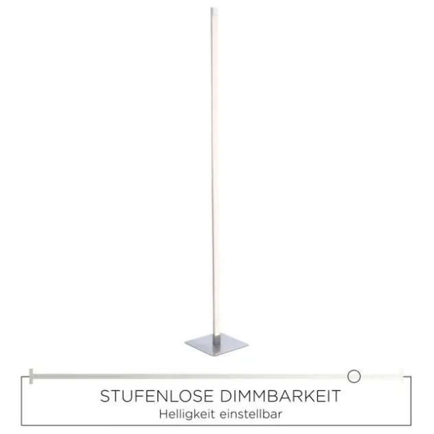 LED Stehleuchte, Touchdimmer, warmweiß