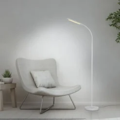 LED Stehleuchte weiß dimmbar 3 Stufen CCT Touchdimmer Spots drehbar
