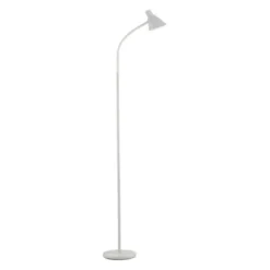 LED Stehleuchte weiß mit Schalter flexible verstellbar Arbeitsplatzleuchte