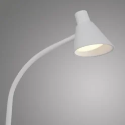LED Stehleuchte weiß mit Schalter flexible verstellbar Arbeitsplatzleuchte