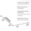 LED Strahlerschienenleuchte, 6-flammig, schwenkbar, spritzwassergeschützt
