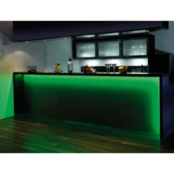 LED-Stripes, 10m Länge, Fernbedienungdimmbar, RGB+W, Klebefolie