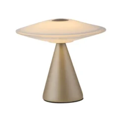 LED Tischleuchte ELIPSA, bronce, Tronic Dimmer, Memoryfunktion