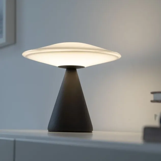 LED Tischleuchte ELIPSA, schwarz, Touchdimmer, Memoryfunktion