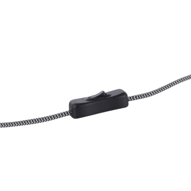 LED Tischleuchte 1 flammig schwarz Rauchglas modern Wohnlampe