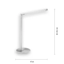LED-Tischleuchte, höhenverstellbar, dimmbar über Tastendimmer