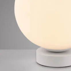 LED Tischleuchte rund weiß Smarthome dimmbar Fernbedienung App