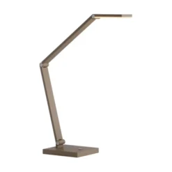 LED Tischleuchte SAMSKY, bronce, dimmbar, Touchdimmer, höhenverstellbar, Memoryfunktion