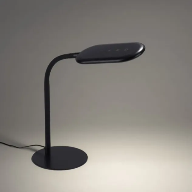 LED Tischleuchte, schwarz, CCT, dimmbar, Innenleuchte, IP20
