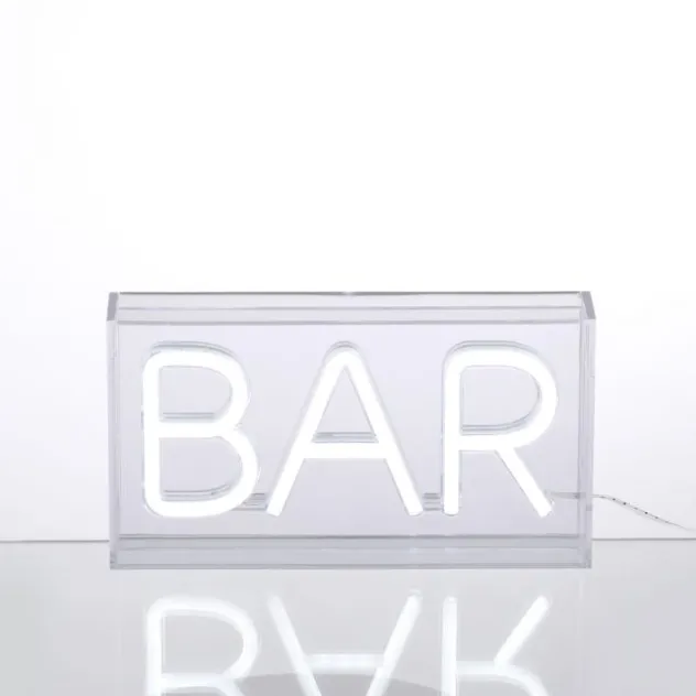 LEDTischleuchte weiß BAR USB Dekorationslampe Schnurschalter