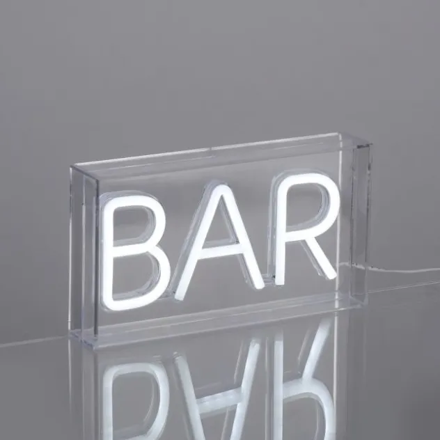 LEDTischleuchte weiß BAR USB Dekorationslampe Schnurschalter