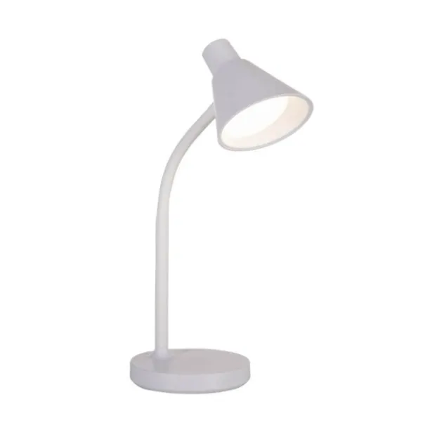 LED Tischleuchte weiß mit Schalter flexible Schreibtischleuchte