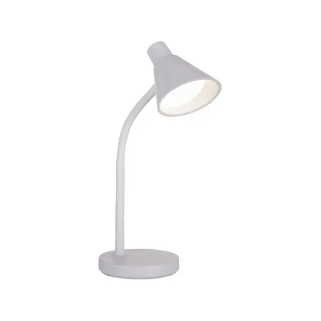 LED Tischleuchte weiß mit Schalter flexible Schreibtischleuchte
