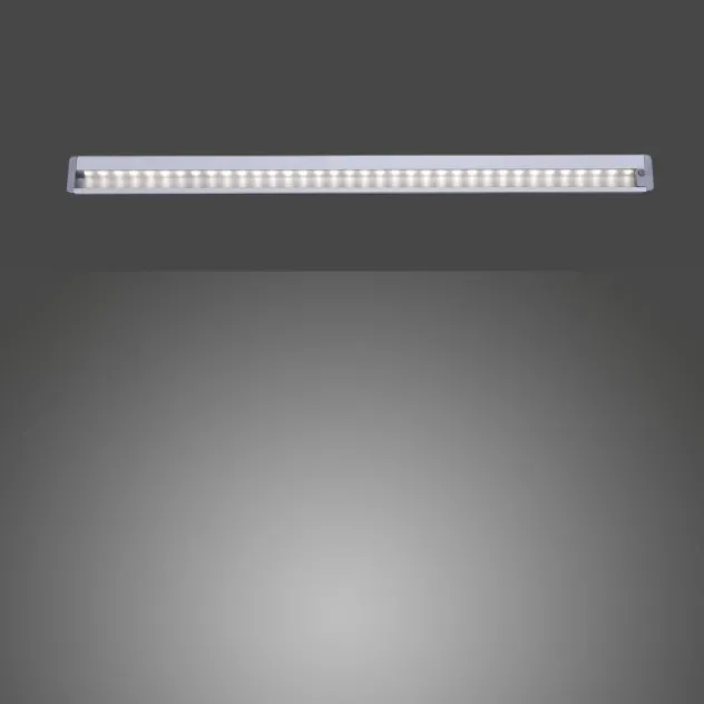LED-Unterbauleuchte, Aluminium, warmweiße Lichtfarbe, inkl. Tastschalter