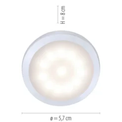LED-Unterbauleuchten 3er Set, inkl.Anschlussleitung, silber