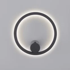 LED Wandleuchte anthrazit dimmbar per Fernbedienung Memoryfunktion