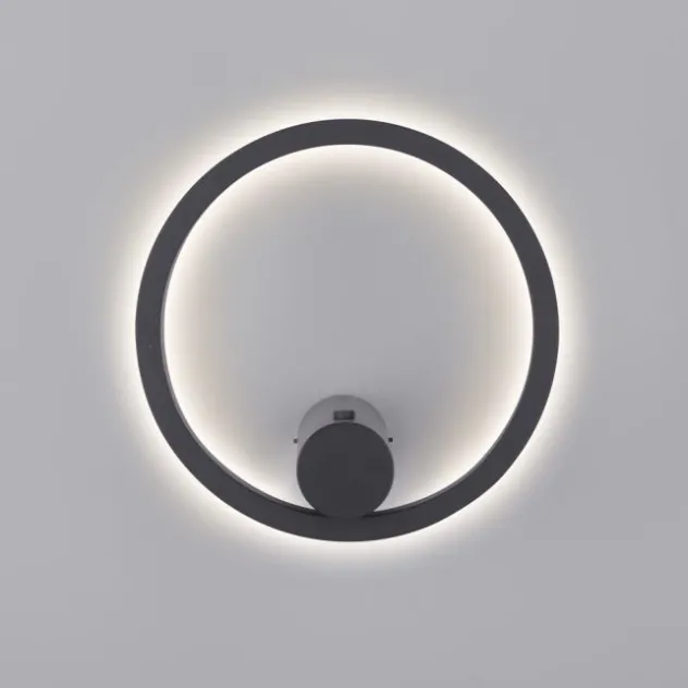 LED Wandleuchte anthrazit dimmbar per Fernbedienung Memoryfunktion