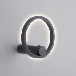 LED Wandleuchte anthrazit dimmbar per Fernbedienung Memoryfunktion