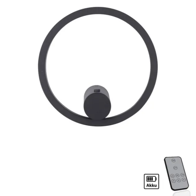 LED Wandleuchte anthrazit dimmbar per Fernbedienung Memoryfunktion