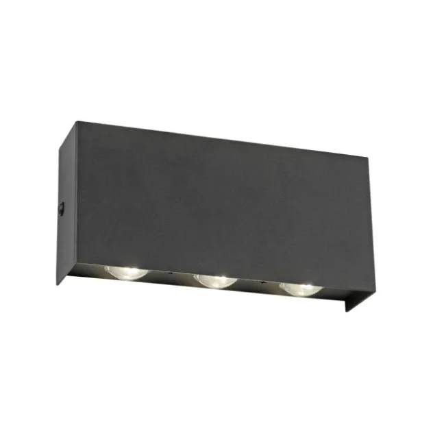 LED Wandleuchte anthrazit Smarthome Fernbedienung dimmbar App