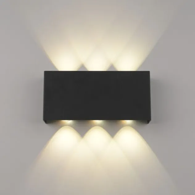 LED Wandleuchte anthrazit Smarthome Fernbedienung dimmbar App