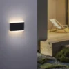 LED Wandleuchte, Außenwandleuchte, IP65, ELSA, anthrazit