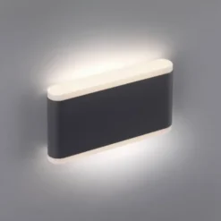 LED Wandleuchte, Außenwandleuchte, IP65, ELSA, anthrazit