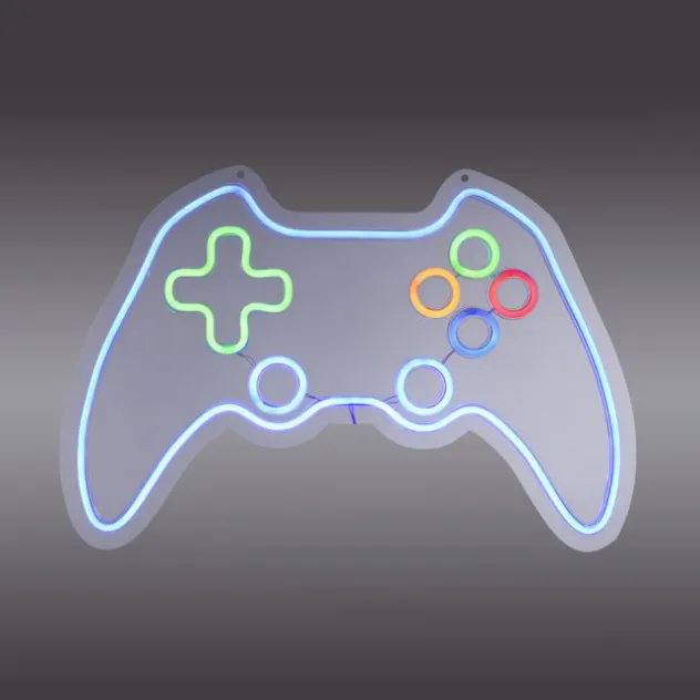 LED Wandleuchte mehrfarbig Controller Gamepad USB Dekoration