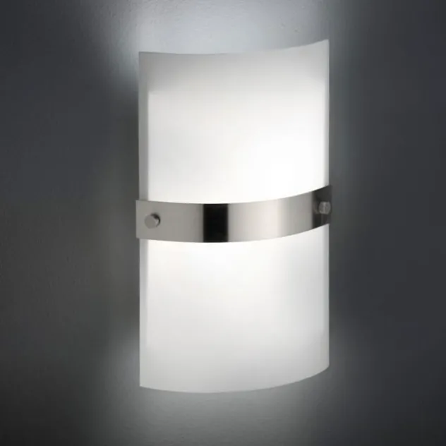 LED Wandleuchte, Opalglas, E14, blendfreies Licht