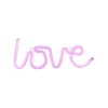LED Wandleuchte pink love USB Schnurschalter Deko Schriftzug