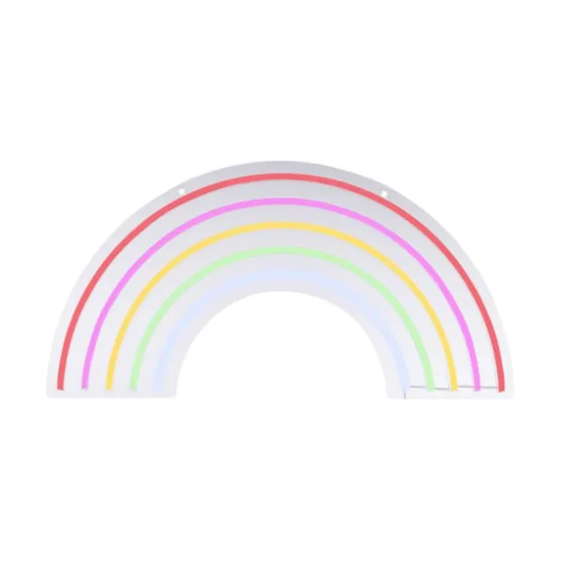 LED Wandleuchte Regenbogen mehrfarbig USB Schnurschalter dekorativ