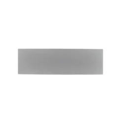 LED-Wandleuchte, silberfarben, ovale Form, warmweiße Lichtfarbe, modern