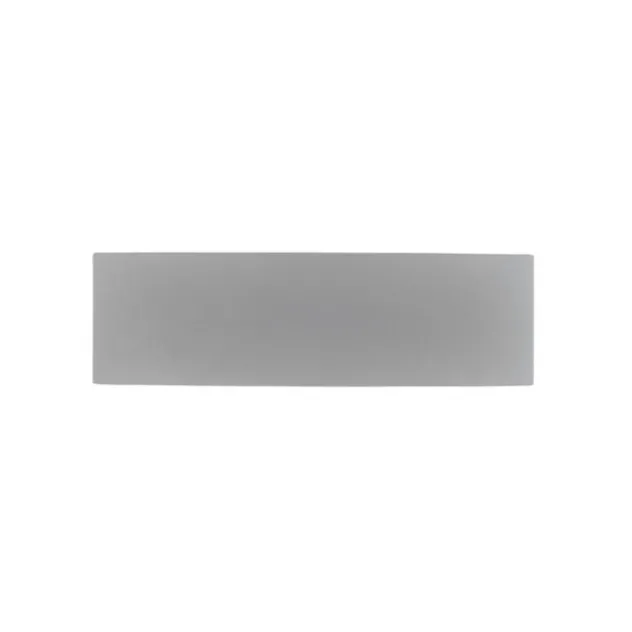 LED-Wandleuchte, silberfarben, ovale Form, warmweiße Lichtfarbe, modern