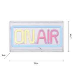 LED Wandleuchte USB Acryl mehrfarbig Schnurschalter Dekoration