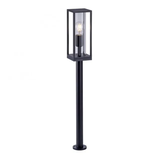LED-Wegeleuchte, anthrazit, IP44, E27 Fassung, spritzwassergeschützt