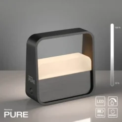 Neuhaus PURE® Akku Tischleuchte Pure Go, grau
