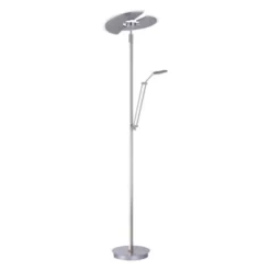 Neuhaus PURE® Led Deckenfluter / Stehleuc PURE Mutil diamond (siber farbig) Leselicht dimmbar