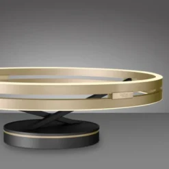 Neuhaus PURE® LED Deckenleuchte PURE Loop, black-pearl/ivory-gold, Fernbedienung