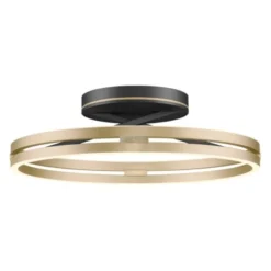 Neuhaus PURE® LED Deckenleuchte PURE Loop, black-pearl/ivory-gold, Fernbedienung