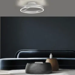 Neuhaus PURE® LED Deckenleuchte PURE Loop, stone (alu), Fernbedienung