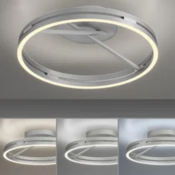 Neuhaus PURE® LED Deckenleuchte PURE Loop, stone (alu), Fernbedienung